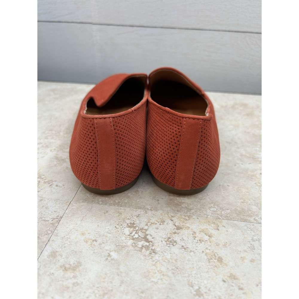 Gentle Souls by Kenneth Cole Women's Eugene 2 Perf Loafer Flat Size 8 Persimmon - Picture 8 of 11